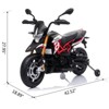 Infurnic Baby Walkers Kids Motorcycle with Support Wheels Builds Cycling Confidence for Ages 3-7, Safety Balance Trainer, Red, 18.89"*42.52"*27.95" - 3 of 4