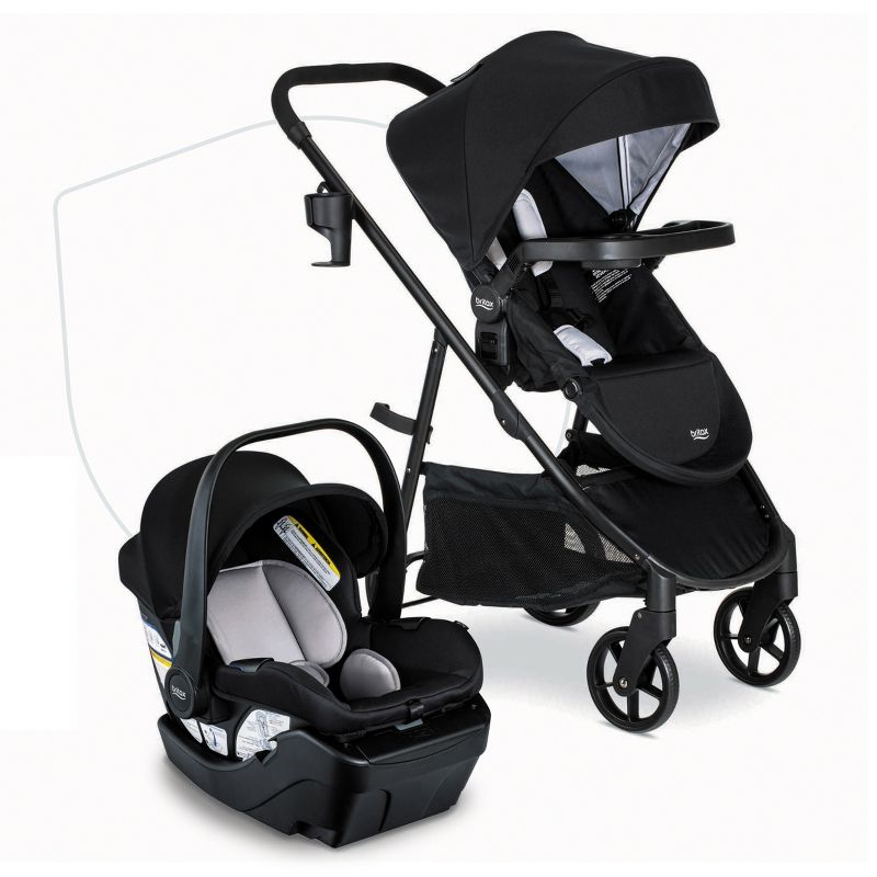 Britax Willow Brook Baby Travel System with Infant Car Seat and Stroller, 1 of 10