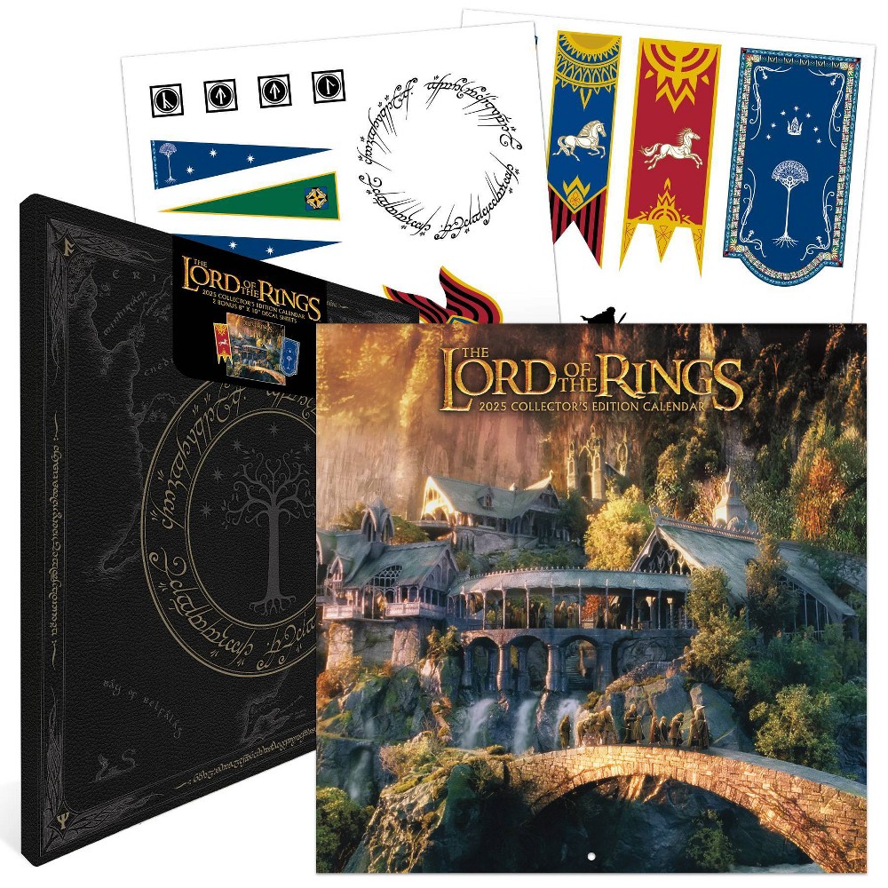 Trends International 2025 The Lord Of The Rings Collector's Edition Calendar -  92762432