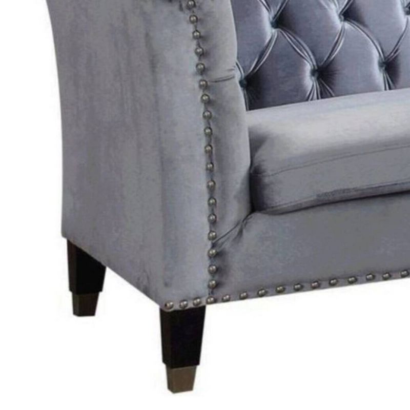 82&#34; Honor Sofa Blue - Acme Furniture, 6 of 9