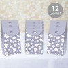 Big Dot of Happiness Purple Daisy Flowers - Floral Gift Favor Bags - Party Goodie Boxes - Set of 12 - 2 of 4