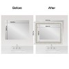 Amanti Art Mirror Makeover Bathroom Mirror Frame Border Kit - Fully Assembled Peel and Stick Frame - Mirror NOT Included - Parlor Trim - 4 of 4