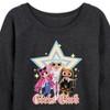 Women's - LOL Surprise! - Girls Club Lightweight French Terry Wide Neck Long Sleeve Shirt - 2 of 4