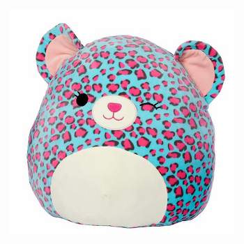 Squishmallows Toys, Squishmallow XXL 24 Leonard The Lion, Color: Pink/Tan, Size: 24 inch