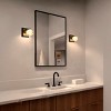 ALOADECOR W5" 1-Light Modern Square Black and Brass Integrated LED Wall Sconce with White Acrylic Shade  Adjustable Head Bathroom Vanity Light - 4 of 4