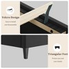 Grey Bed Frame with Upholstered Headboard, Heavy-Duty Platform Bed Frame, No Box Spring Needed/Easy Assembly/Noise Free - 3 of 4