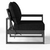 WestinTrends Montara Outdoor Patio HDPE Right Arm Facing Sectional Corner Chair with Patio Cushions - 4 of 4