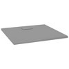 VidaXL Shower Base Tray SMC Gray 35.4 in.x31.5 in. - 2 of 4