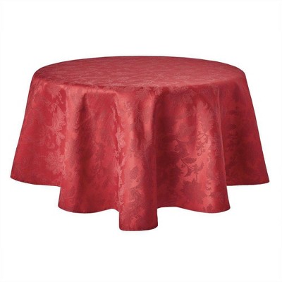 SET OF 2 RED CHRISTMAS XMAS TABLE CLOTH 150x265cm 8-10 SEAT RECTANGLE TABLECLOTH
