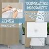 LunaLulinlk No Hook Fabric Shower Curtain with Snap Lining - 3 of 4