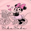 Girls' - Disney - Bike Babe Shirt Tail Raglan Graphic T-shirt - 2 of 3