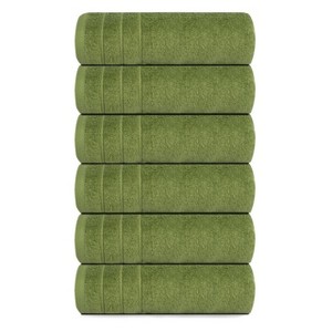 100% Cotton Hand Towels Set 16" x 28" (Pack of 6) - 1 of 4