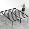 14 Inch Queen Black Bed Frame, Heavy Duty Metal Platform Bed Frame with 6 Non-Slip Mattress, Storage Space Under The Bed, Noise-Free - 3 of 4