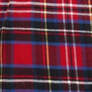 red tartan plaid