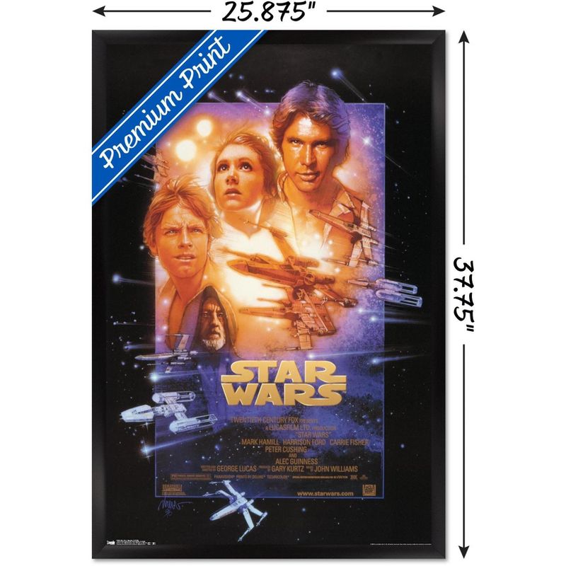 Trends International 24X36 Star Wars: Episode 4 Framed Wall Poster Prints, 3 of 7