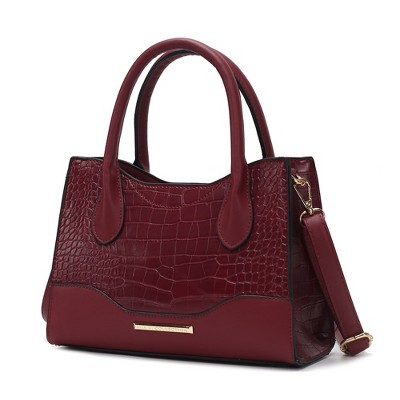 MKF Collection Gili Crocodile Embossed Vegan Leather Women’s Tote Bag by Mia K