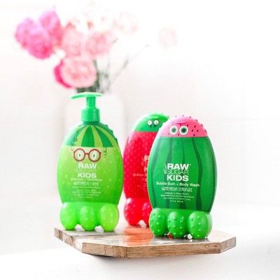 Raw Sugar Kids Bubble Bath + Body Wash Watermelon Lemonade - 12 fl oz_3