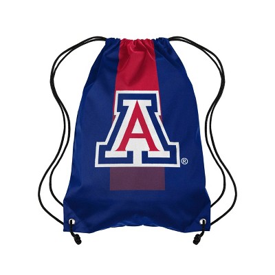 NCAA Arizona Wildcats Striped Drawstring Bag