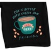 Friends TV Coffee And Friends Men's Black Sleep Pajama Shorts - image 2 of 4