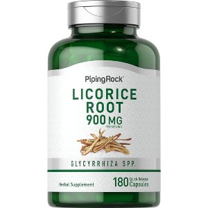 Piping Rock Licorice Root Extract 900 mg | 180 Capsules - 1 of 4