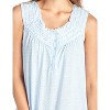 Casual Nights Women's Floral Embroidered/Lace Trim Sleeveless Nightgown - 4 of 4