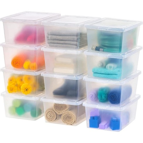 Iris Usa 17 Quart Clear Storage Box, Clear : Target