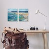 Stupell Industries Pastel Blue Seascape with Rocky Coast Painting 2pc Canvas Art Set - 2 of 4
