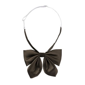 Allegra K Women's Pre-tied Bowknot Solid Color Bowtie School Uniform Bow Ties - 1 of 4