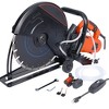 Industrial 14" Electric Cut Off Saw - 2800W Wet/Dry Cutter w/ Water Line Attachment & Dust Port, 4300 RPM for Concrete, Metal, Tile - 4 of 4
