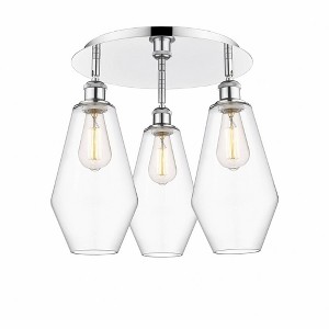 Cindyrella - 3 Light Flush Mount In Industrial Style-14.5 Inches Tall and 18.75 Inches Wide - 1 of 1