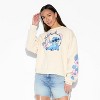 Women's Stitch Graphic Sweatshirt - Ivory - 2 of 3