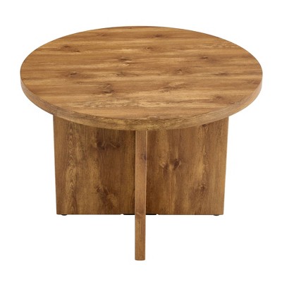 NicBex 42 Inch Round Dining Table,Modern Kitchen Table with MDF Legs for 4 Person,Living Dining Room