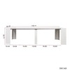 CAVINAS Multifunctional Extendable Console Table,Modern Entryway Table for Living Room,Entryway Hallway - 3 of 4