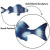 Americanflat Three Metal Fish Wall Decor Set - 3 X 9.5" Fish As Outdoor Metal Wall Art Decroations - Metal Indoor Wall Art - 4 of 4
