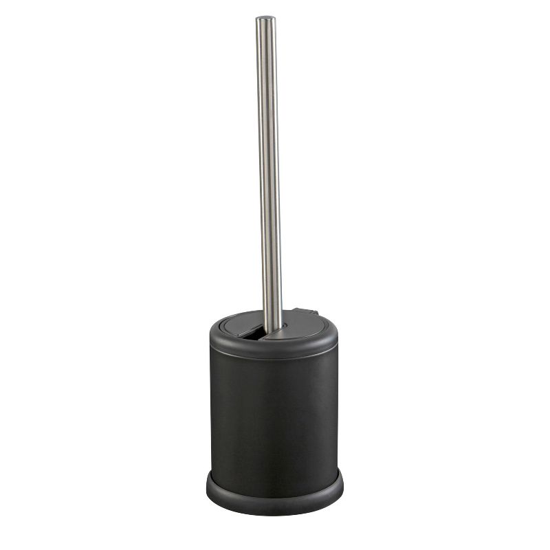 Toilet Brush with Closing Lid Black - Bath Bliss, 3 of 9