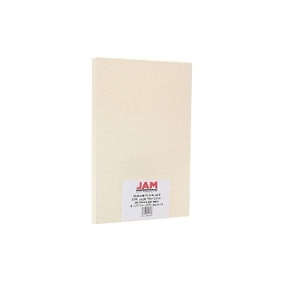 JAM Paper Cardstock Paper 65 lbs 8.5" x 14" Natural Parchment 96700400