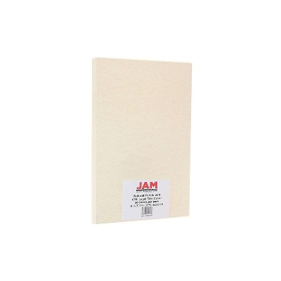 JAM Paper Parchment 65lb Cardstock 8.5 x 11 Coverstock Natural