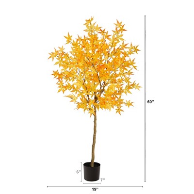 Autumn Splendor 5ft Maple Lifelike Potted Tree