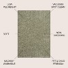 Clayton Coastal Solid Glam Shag Machine-Washable Rug - JONATHAN Y - 2 of 4