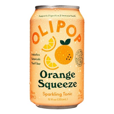 OLIPOP Orange Squeeze Sparkling Tonic - 12 fl oz
