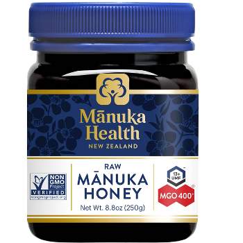 Manuka Health Manuka Honey UMF 13+/MGO 400+ (250g/8.8oz), Superfood, Authentic Raw Honey from New Zealand