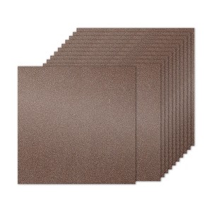 Unique Bargains Glitter 250gsm Sparkly Gold Card Stock Gold 10 Pcs - 1 of 4