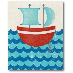 Courtside Market Under The Sea I Gallery-Wrapped Canvas - 1 of 3
