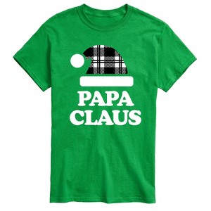 Men's - Instant Message - Papa Claus Christmas Short Sleeve Graphic T-Shirt - 1 of 4