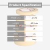PSBM 24 Rolls Ivory General Purpose Masking Tape 2" x 60 Yards 4.3 Mil for painting and general use. - 2 of 4