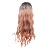 Unique Bargains Women's Lady Curly Human Hair Wigs 28" with Wig Cap - 4 of 4