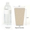 Big Dot of Happiness Tan Confetti Stars - Simple Party Favor Popcorn Treat Boxes - Set of 12 - 2 of 4
