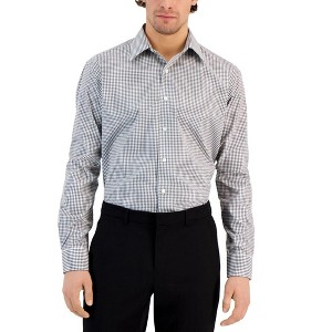 Club Room Mens Check Button Down Dress Shirt - 1 of 1