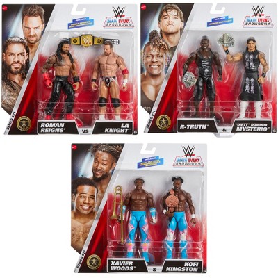 WWE Main Event 2-Packs 21 Complete Set of 3 Action Figures