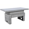 Whisen Outdoor Furniture Set Patio Rattan Furniture Set with an Adjustable Table, Recliners with Extendable Side Tables - 4 of 4